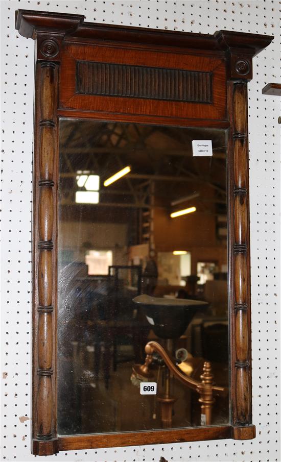 A Regency style mahogany pier glass